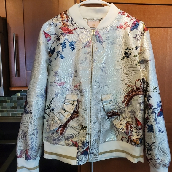 Tanzi Opulent Fauna Ornate Bomber Jacket - Picture 15 of 16